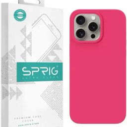Sprig Back Cover for APPLE iPhone 15 Pro Max (Pink)-image-71
