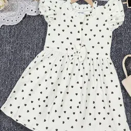 BAESD Polka Dot Print Flutter Sleeve Ruffled Fit & Flare Dress-image-60