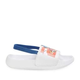 Fame Forever by Lifestyle Kids Micky White & Orange Back Strap Sandals-image-44