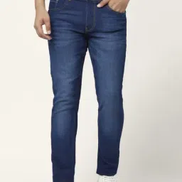 YU by Pantaloons Blue Cotton Slim Fit Jeans-picture-24