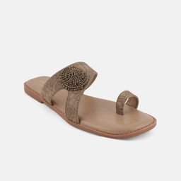 DressBerry Women Party One Toe Flats-19