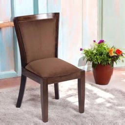 Ikiriya Newport Taupe Brown Sheesham Wood Accent Dining Chair-picture-34