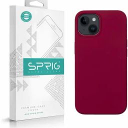 Sprig Liquid Silicone Back Cover for APPLE iPhone 14 (Red)-image-10