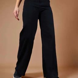 Dolce Crudo Black Flared Fit Jeans-picture-42