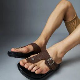 Hitz Men's Brown Thong Sandals-image-74