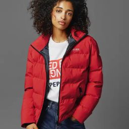 Pepe Jeans Red Blended Regular Jackets-3