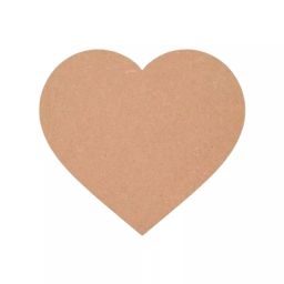 CHL MDF Wooden Coasters Shaped Blank Cutouts Heart Design for Painting (Pack of 6)-27