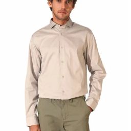 Selected Homme Grey Cotton Slim Fit Shirt-image-73