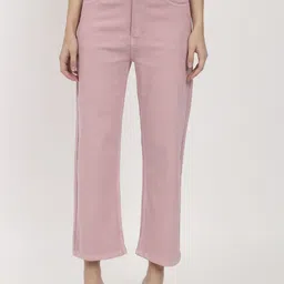 CORSICA Women Jean Straight Fit High-Rise Light Fade Stretchable Jeans-image-81