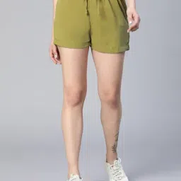 Oxolloxo Olive Relaxed Fit Shorts-image-40