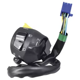 Uno Minda Handle Bar Switch - Left Side (Self Start) - 9 Pin Blue Coupler for TVS Apache RTR 160 (Single & Double Disc)/ RTR 180 (Double Disc) (SW-0665AM-M01)-14