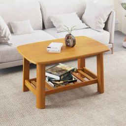 Nilkamal Elena Black Wood Coffee Table with Open Shelf-picture-20