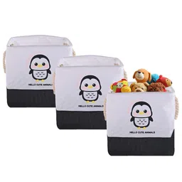 Aura Black Set of 3 Regular Multi-Utility Organisers-6