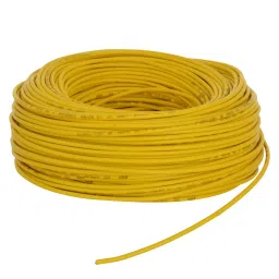 KEI Conflame 2.5 Sq.mm 1 Core Flame Retardant Low Smoke Halogen Industrial Cable Yellow (90 m)-picture-28