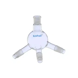 Biohall 24/29 Socket Size Cow Type Adapter Receiver With Multiple Connection, BLS.AW.289-6
