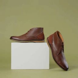 Ruosh Men's Brown Chukka Boots-image-27