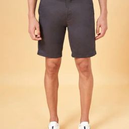 Byford by Pantaloons Charcoal Slim Fit Shorts-picture-46