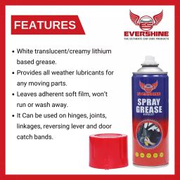 Evershine Spray Grease 500 ml Lithium-Based, SP0127 (Pack of 6) image 5