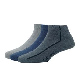 Peter England Men Pack Of 3 Striped Ankle-LengthSocks-18