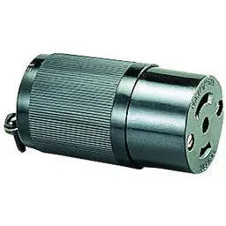 HUBBELL WIRING DEVICES Connector, Power Entry, ReceptACle, 15A, HBL7484-picture-12