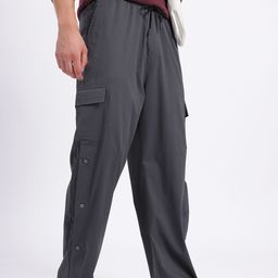 glitchez Men Utility Edge Wide Leg Slit Hem Cargos-11