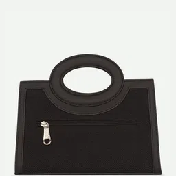 ZOUK Zoe Jet Textured Structured Jute Sling Bag image 5