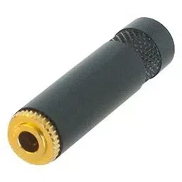 REAN SOCKET, 3, 5MM JACK, BLACK, 3POLE, NYS240BG-15