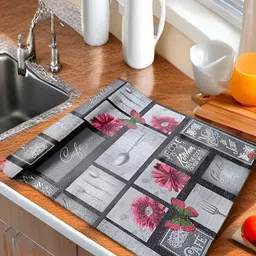 Aura Grey Set of 1 Water Resistant Shelf Liner Organisers-image-64