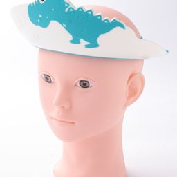Babyhug Silicone Shower Caps Dinosaur Design - Blue-image-67