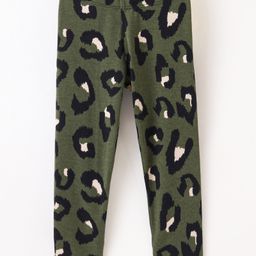 CrayonFlakes Animal Printed Leggings -Green-image-91
