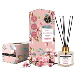 Soul & Scents Blossom Fragrance 120 ml Reed Diffuser Set with 6 reed sticks-picture-42