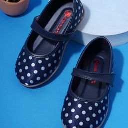 Minesole Polka Dots  Detailed Ballerinas - Blue-image-76