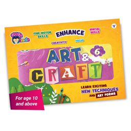 Crafty Minds Art and Craft Book 6 For 10 Year and Above Kids | 25+ Fun Activities-image-67