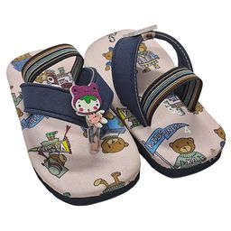 yoyo Teddy Bears Designed Flip Flops - Peach-image-43