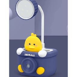 FunBlast Rechargeable LED Table Lamp With Pen Holder and Sharpener - Multicolour image 2