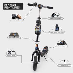 Dash Power Ranger Scooter with Adjustable Height & Sipper - Black image 2