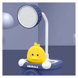 FunBlast Rechargeable LED Table Lamp With Pen Holder and Sharpener - Multicolour image 3