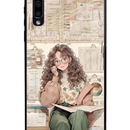 QRIOH Quirky Printed Samsung Galaxy A70 Back Case Mobile Accessories-picture-25