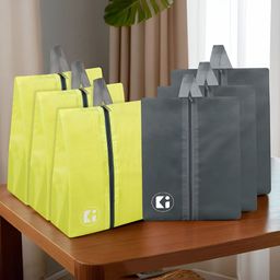 Aura Yellow Set of 6 Reusable Multi-Utility Organisers-image-97