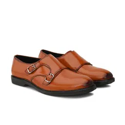 Provogue Men Solid Monks Slip-On Casual Shoes-image-4