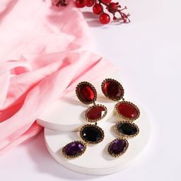 KPOP Contemporary Drop Earrings-image-19