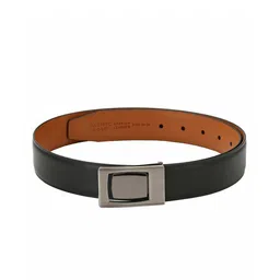 Pacific Gold Men Black & Tan Reversible Solid Belt-image-60