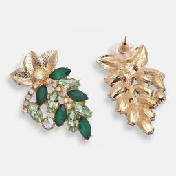 Sohi Gold Plated Party Designer Stone Drop Earrings image 4