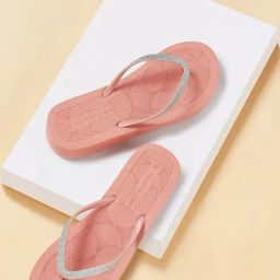 Forever Glam by Pantaloons Women's Pink Flip Flops-image-22