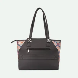ZOUK Classic Black Printed Tote Bag image 4
