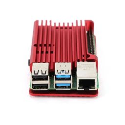 Metal Aluminium Alloy Raspberry Pi 4 Armor Case Cooling Heatsink For Pi 4 Model/Pi 4B- Red - RS2441Metal Aluminium Alloy Raspberry Pi 4 Armor Case Cooling Heatsink For Pi 4 Model/Pi 4B- Red - RS2441 image 5