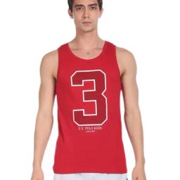 U.S. Polo Assn. Navy Sleeveless Printed Vest-image-53