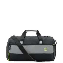 Harissons 28 Ltrs Black & Grey Medium Duffle Bag-image-9