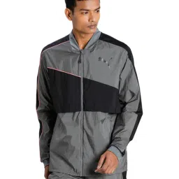 Puma Grey Regular Fit Sports Jacket-24