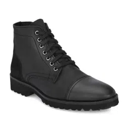 Delize Men's Black Casual Boots-image-85